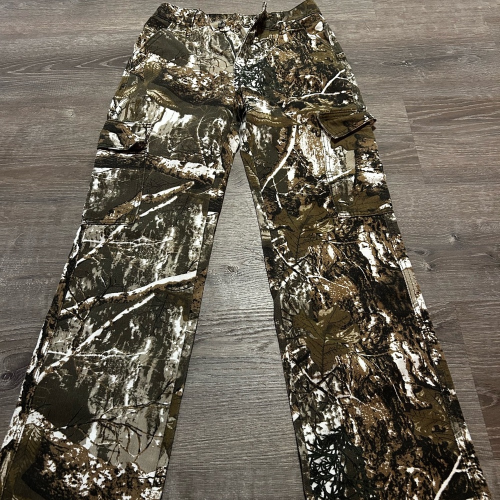 Camouflage Wide Leg Pants